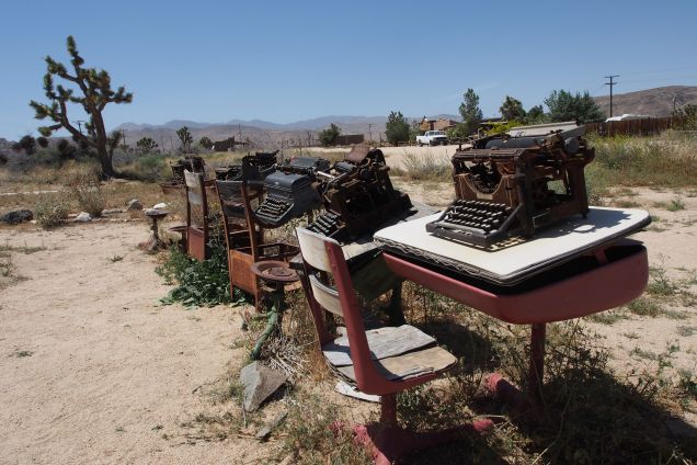 Pioneertown typewriters